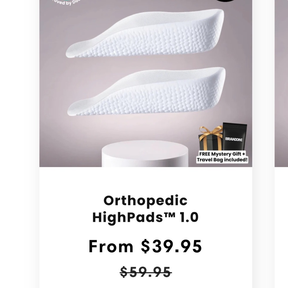 Orthopedic HighPads™ 1.0 - White